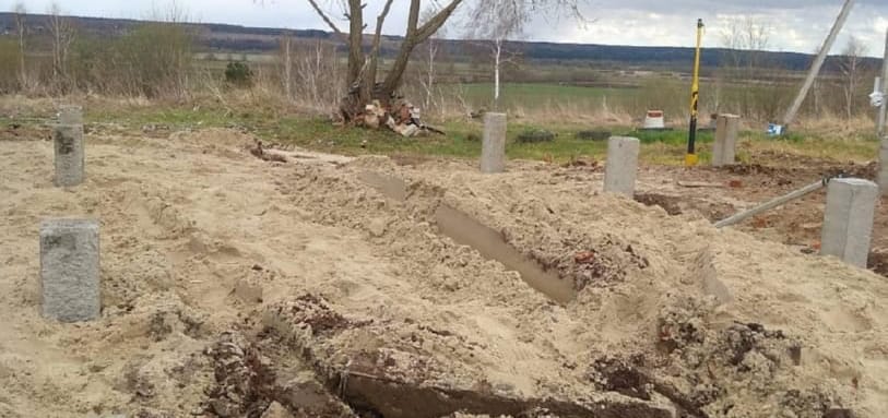 Фундамент на забивных ЖБ сваях