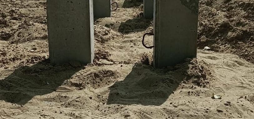 Фундамент на забивных ЖБ сваях
